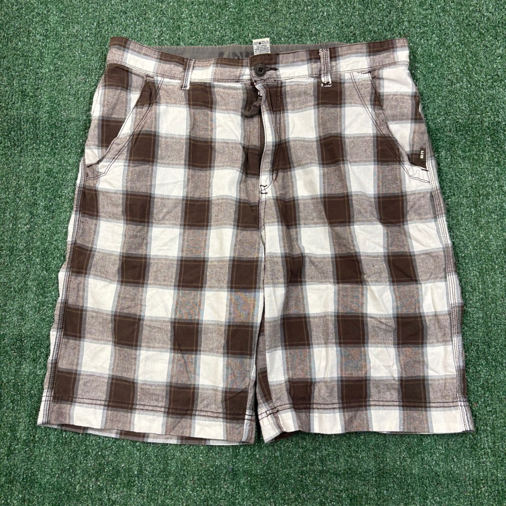 Y2K Unionbay Plaid Cargo Shorts
